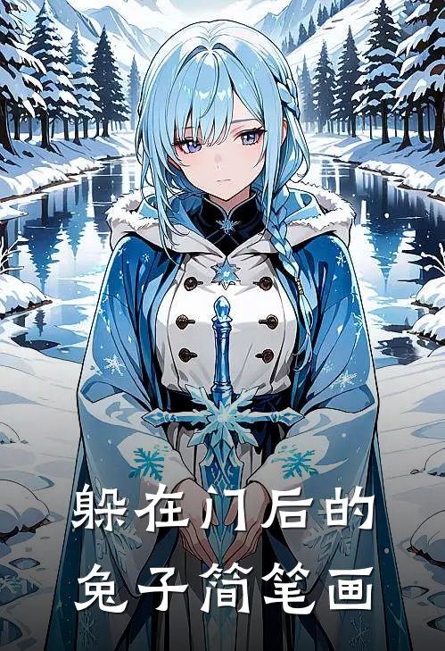 躲在门后的兔子简笔画