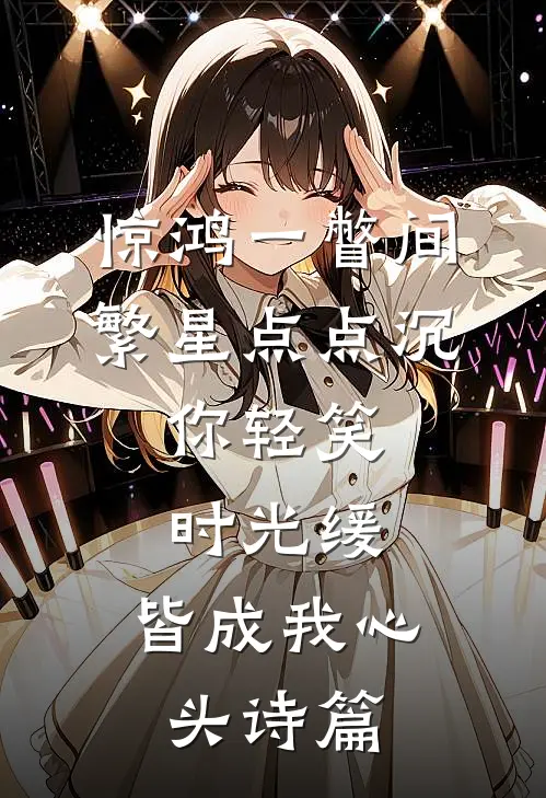 惊鸿一瞥间,繁星点点沉,你轻笑,时光缓,皆成我心头诗篇