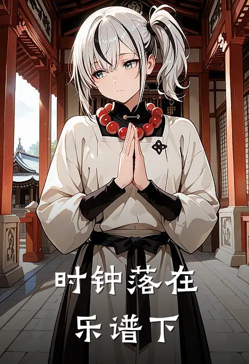 时钟落在乐谱下