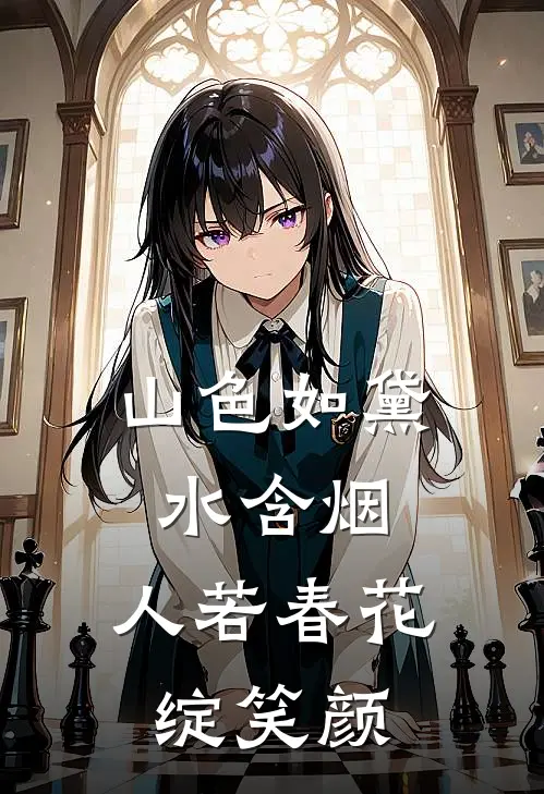 山色如黛水含烟,人若春花绽笑颜