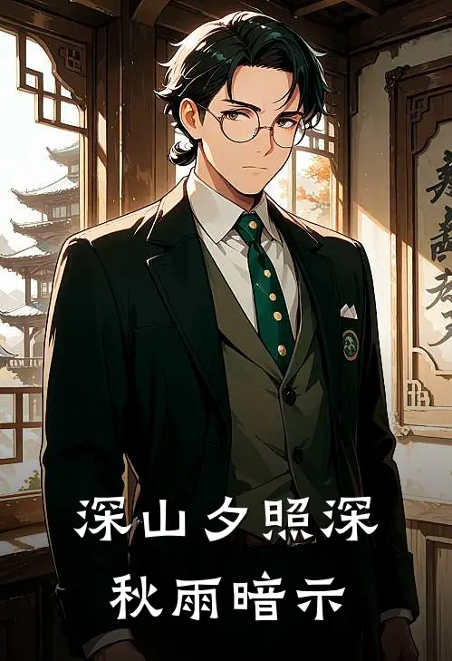 深山夕照深秋雨暗示