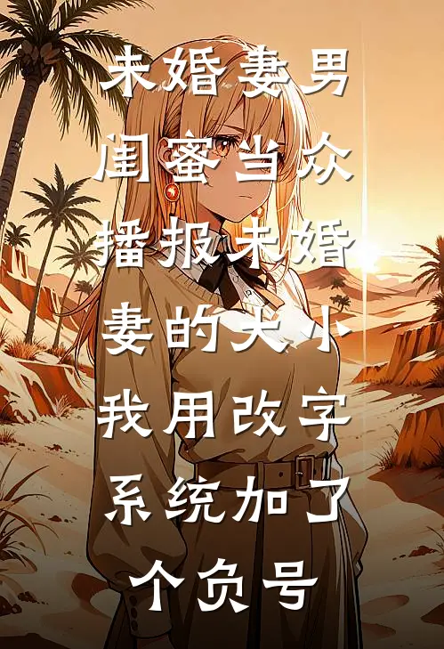 未婚妻男闺蜜当众播报未婚妻的大小，我用改字系统加了个负号