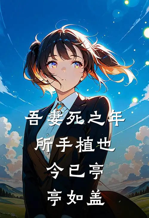 吾妻死之年所手植也,今已亭亭如盖