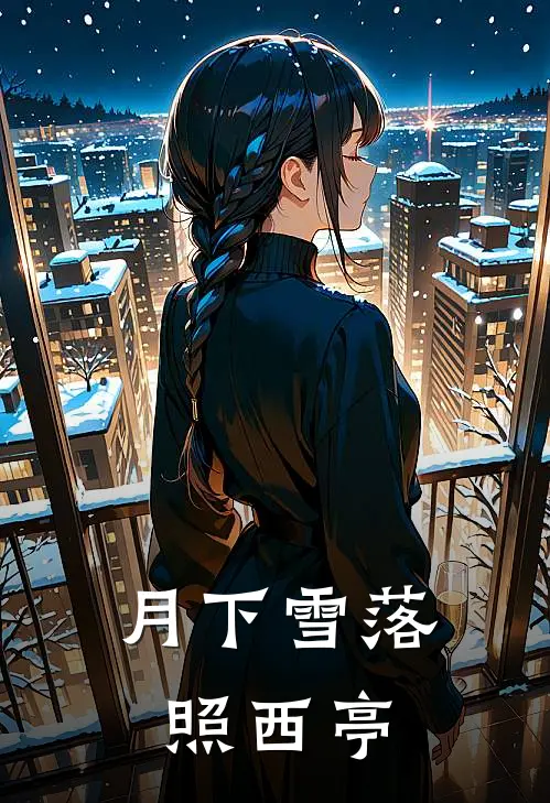 月下雪落照西亭